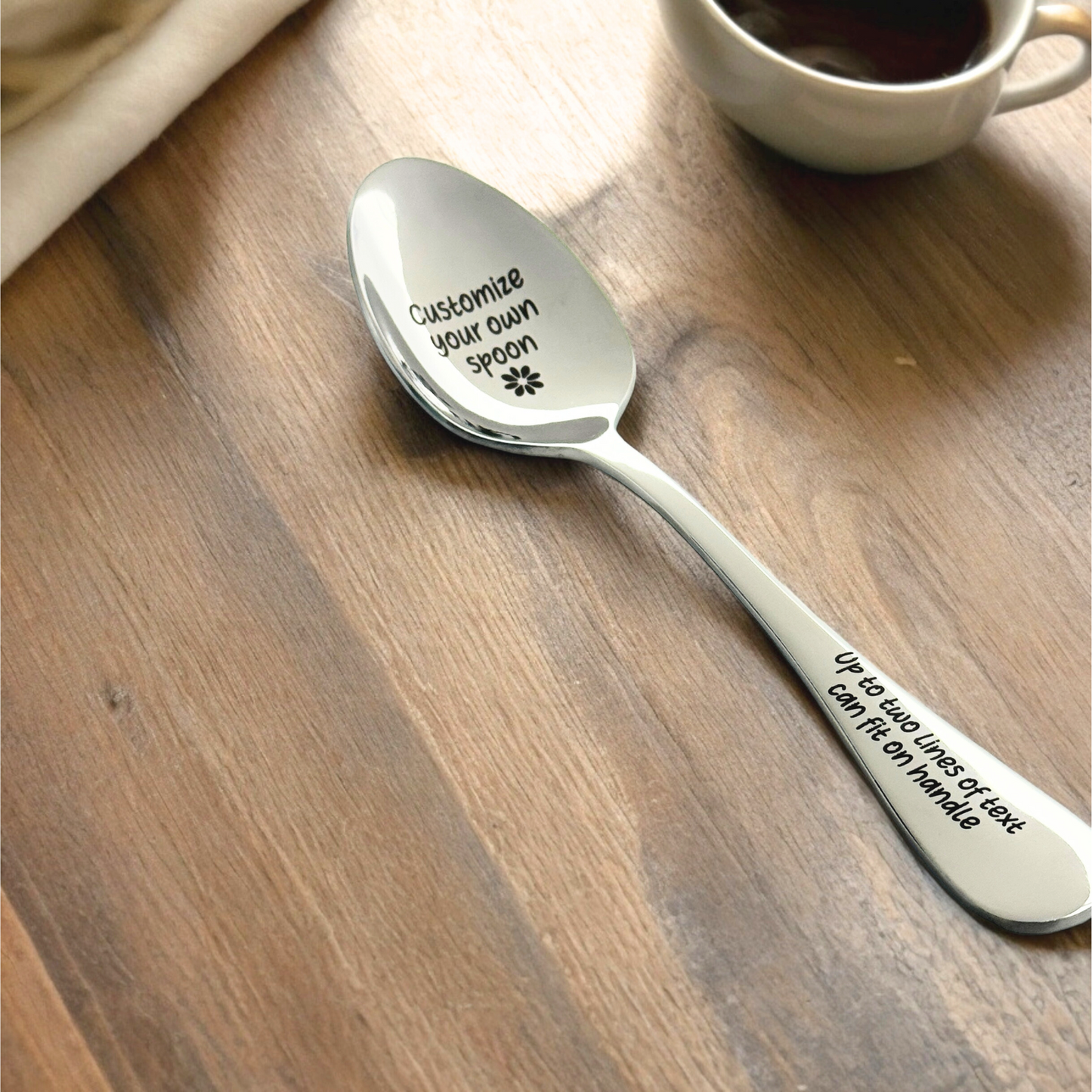 Personalized Stainless Steel Spoon