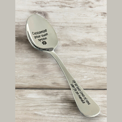 Personalized Stainless Steel Spoon