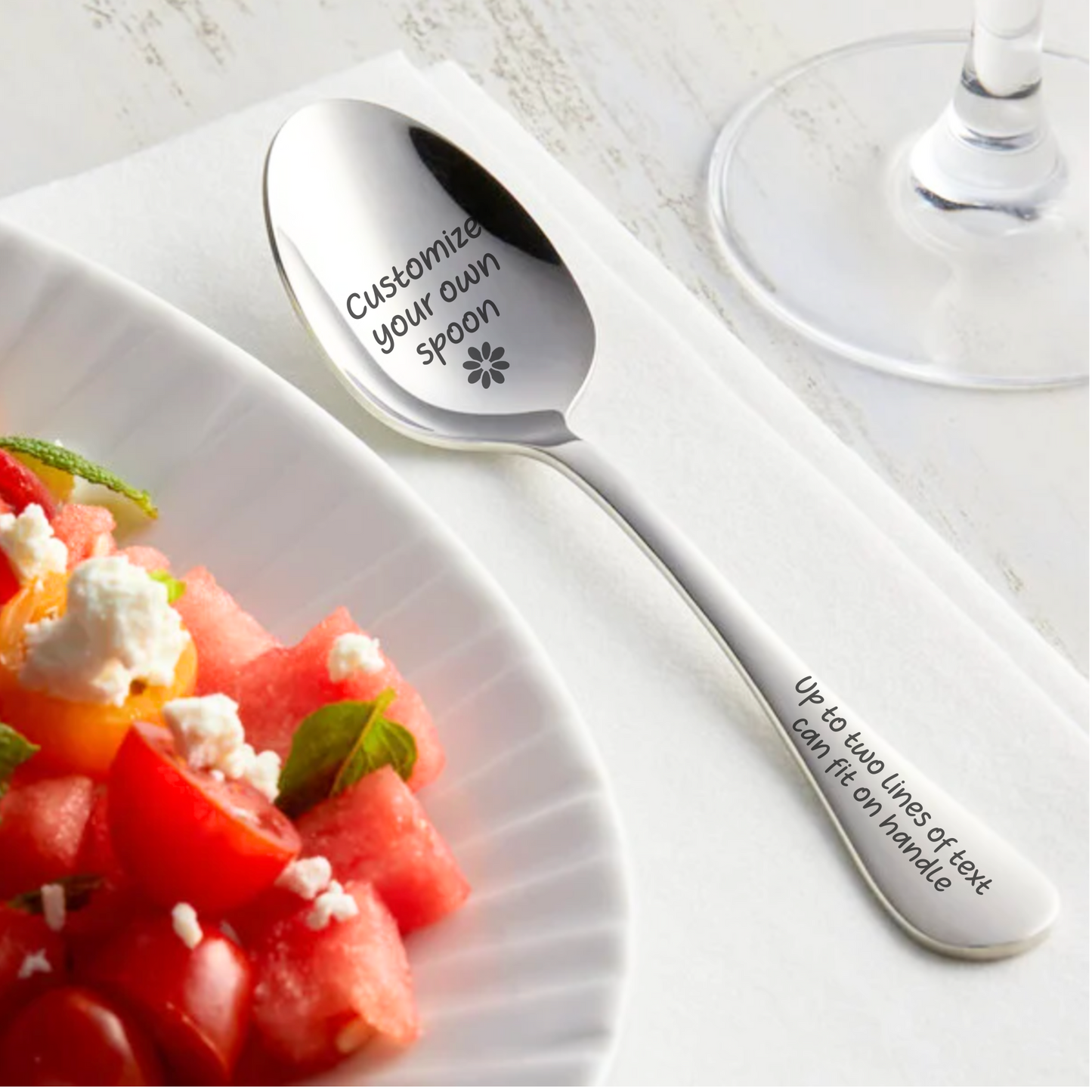 Personalized Stainless Steel Spoon